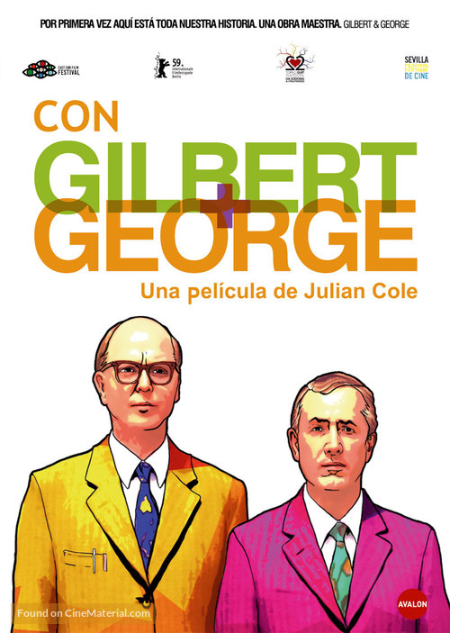 With Gilbert &amp; George - Spanish Movie Poster