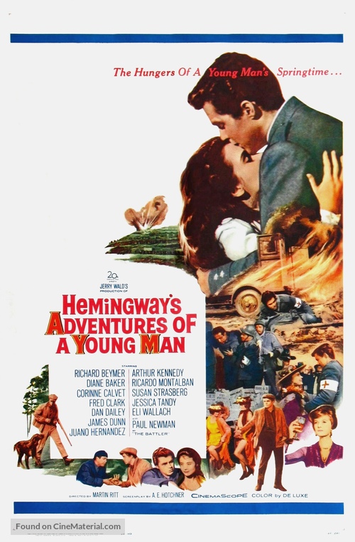 Hemingway&#039;s Adventures of a Young Man - Movie Poster