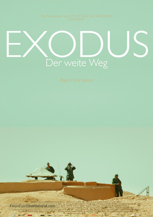 Exodus Where I Come from Is Disappearing - German Movie Poster