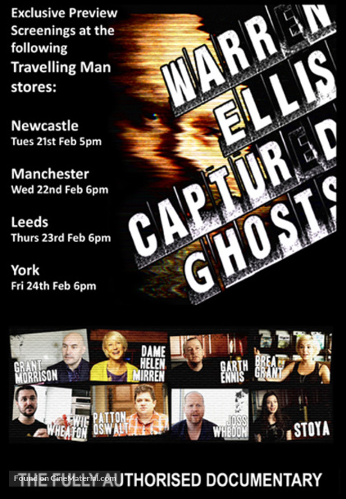 Warren Ellis: Captured Ghosts - British Movie Poster