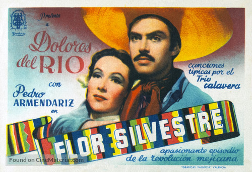 Flor silvestre - Spanish Movie Poster