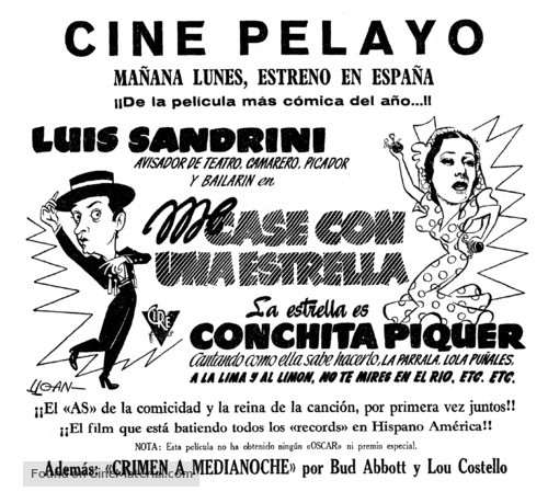 Me cas&eacute; con una estrella - Spanish poster