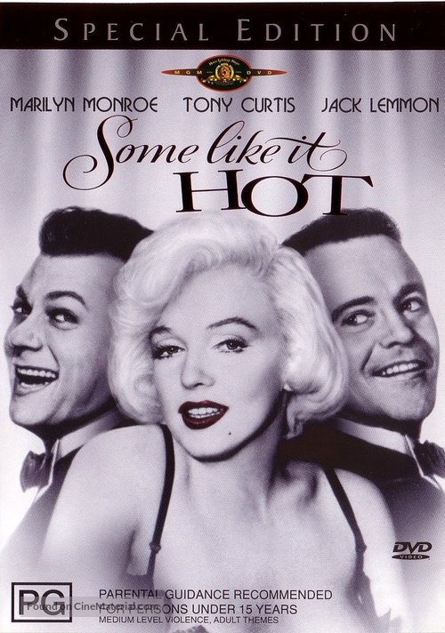 Some Like It Hot - Australian DVD movie cover