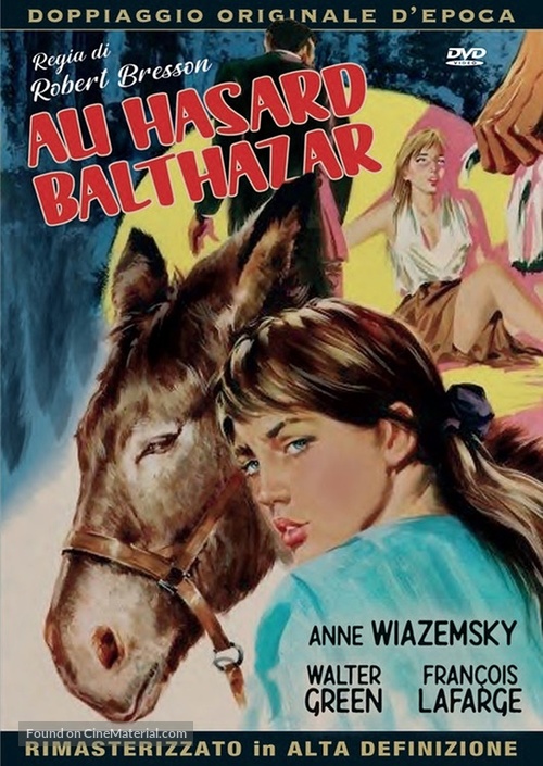 Au hasard Balthazar - Italian DVD movie cover