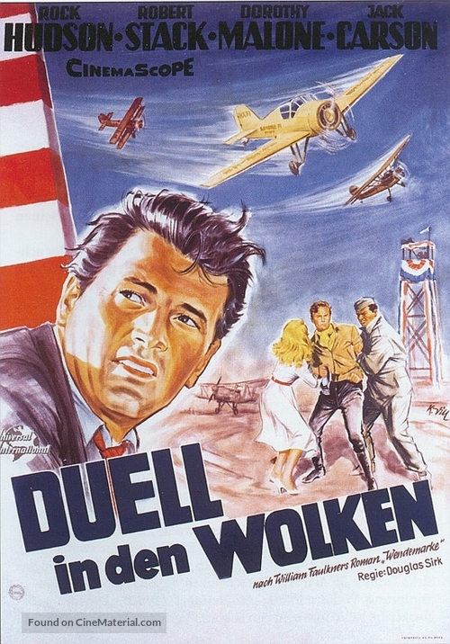The Tarnished Angels - German Movie Poster