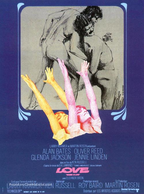 Women in Love - French Movie Poster