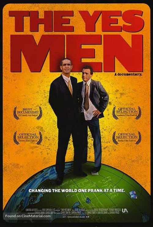 The Yes Men - British Movie Poster