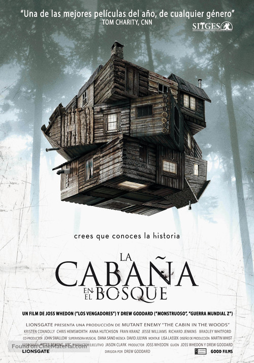 The Cabin in the Woods - Spanish Movie Poster