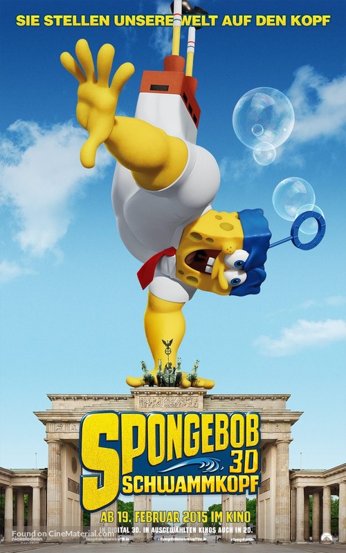 The SpongeBob Movie: Sponge Out of Water - German Movie Poster