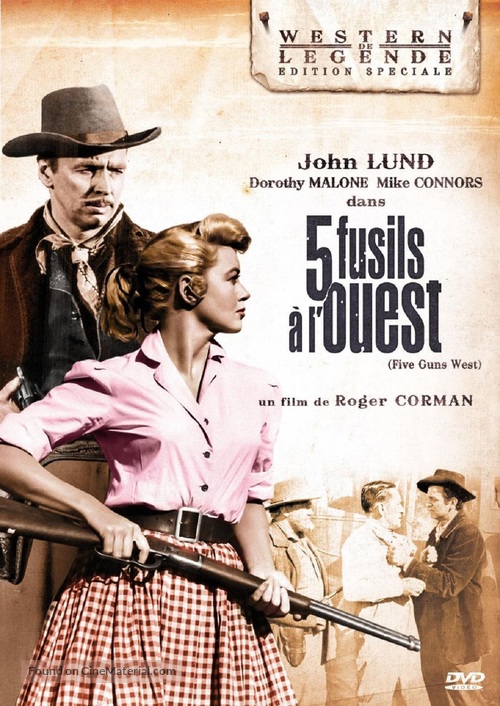 Five Guns West - French Movie Cover