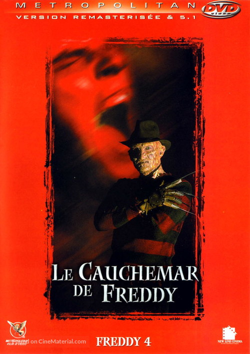 A Nightmare on Elm Street 4: The Dream Master - French DVD movie cover