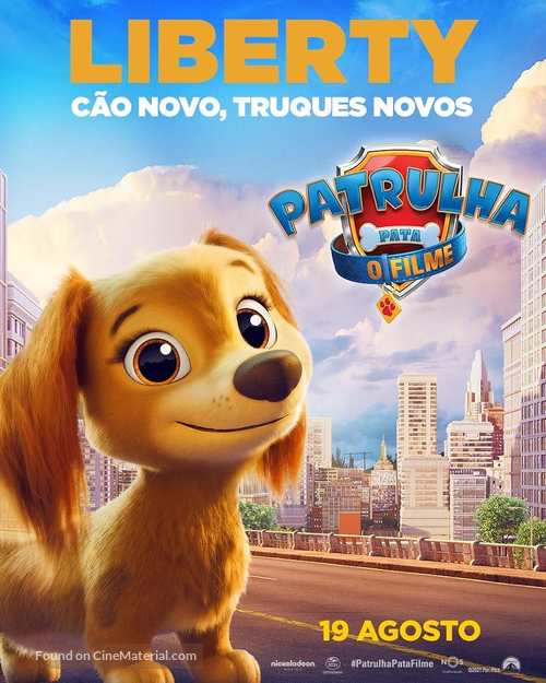 Paw Patrol: The Movie - Portuguese Movie Poster