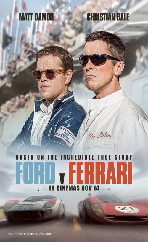 Ford v. Ferrari - Singaporean Movie Poster