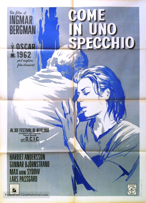 S&aring;som i en spegel - Italian Movie Poster