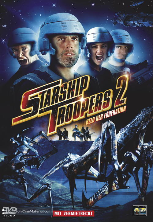 Starship Troopers 2 - German DVD movie cover