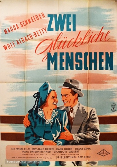 Zwei gl&uuml;ckliche Menschen - German Movie Poster