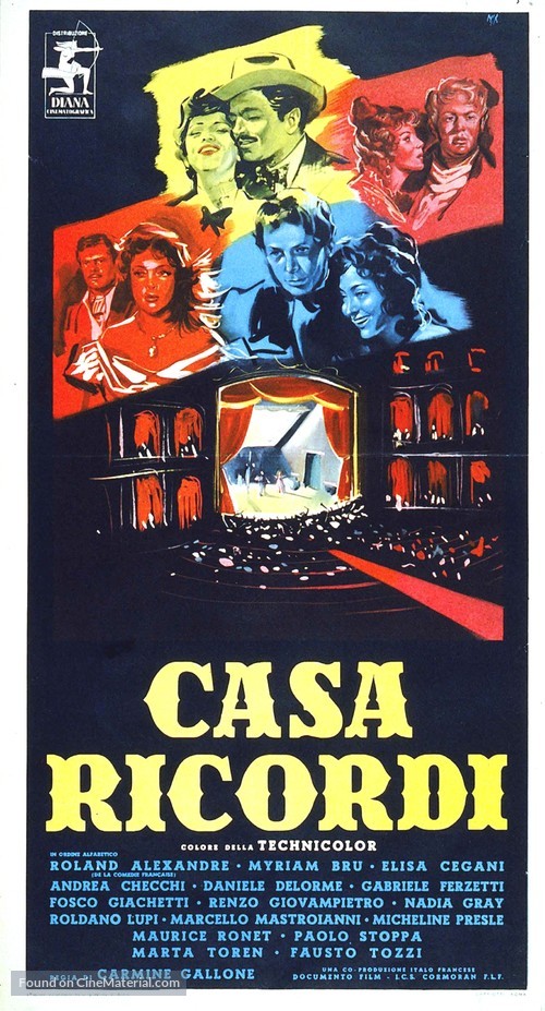 Casa Ricordi - Italian Movie Poster