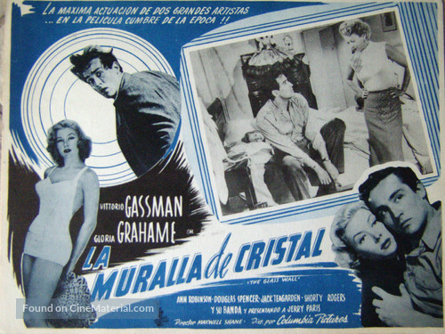 The Glass Wall - Mexican Movie Poster