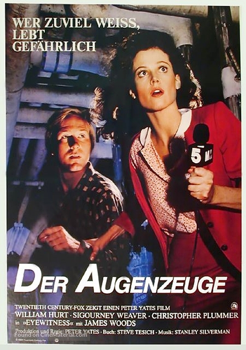Eyewitness - German Movie Poster