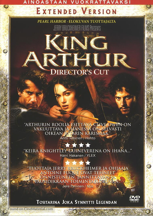 King Arthur - Finnish DVD movie cover