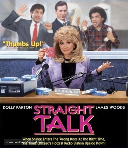 Straight Talk - Blu-Ray movie cover