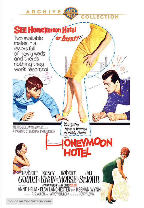 Honeymoon Hotel - DVD movie cover