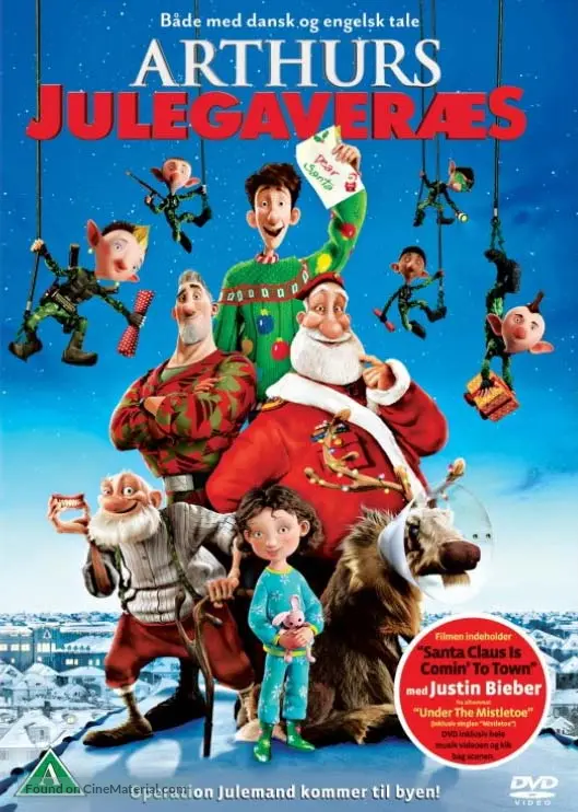 Arthur Christmas - Danish DVD movie cover