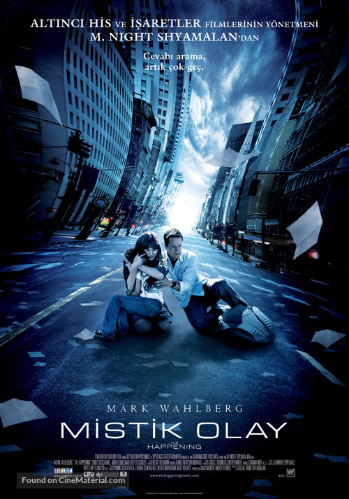 The Happening - Turkish Movie Poster