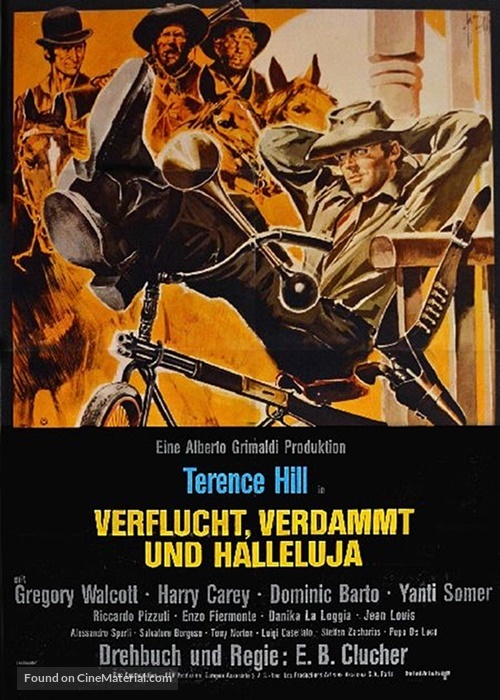 E poi lo chiamarono il magnifico - German Movie Poster