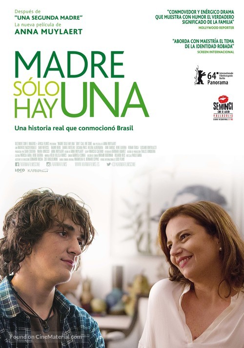 M&atilde;e s&oacute; h&aacute; uma - Spanish Movie Poster