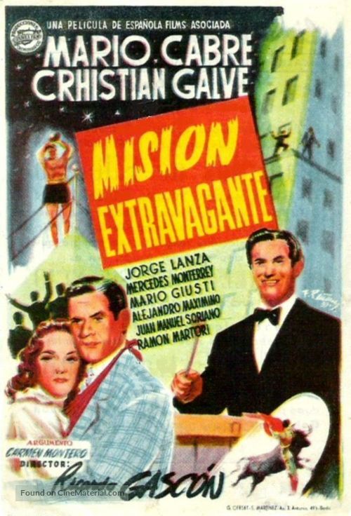 Misi&oacute;n extravagante - Spanish Movie Poster