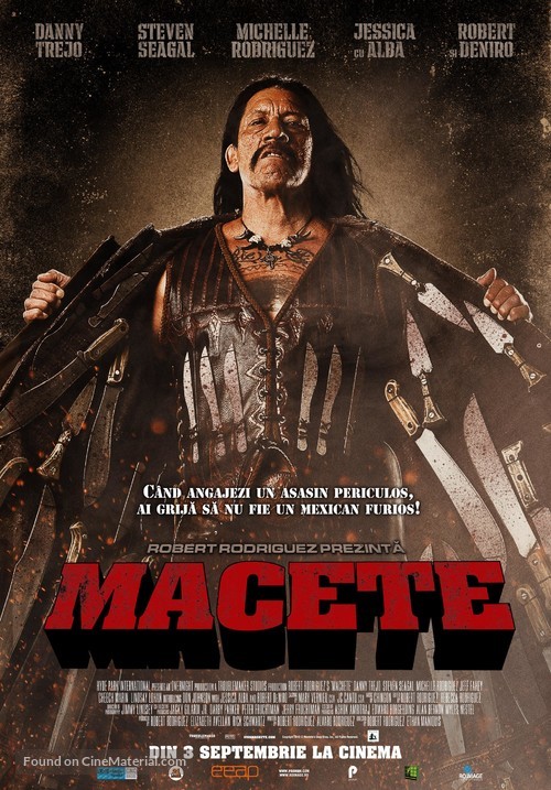 Machete - Romanian Movie Poster