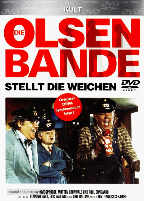 Olsen-banden p&aring; sporet - German DVD movie cover