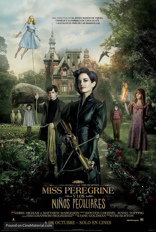 Miss Peregrine&#039;s Home for Peculiar Children - Argentinian Movie Poster