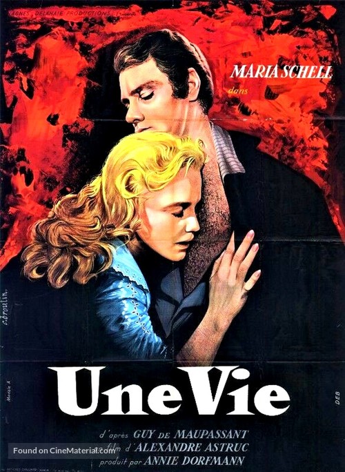 Une vie - French Movie Poster
