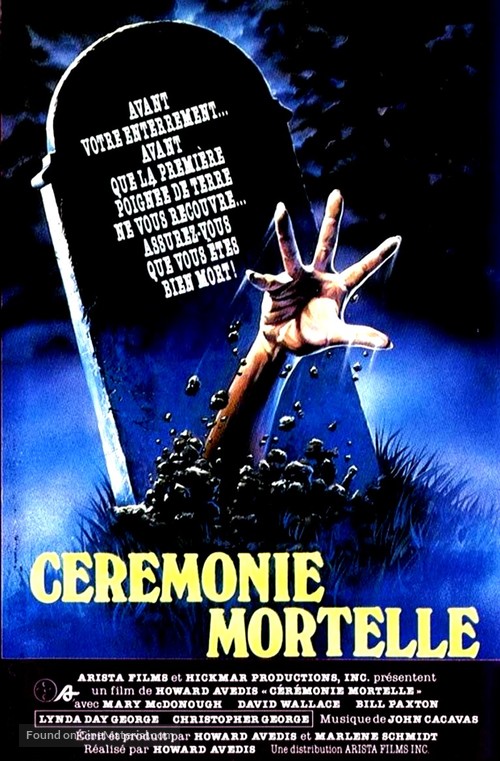 Mortuary - French VHS movie cover