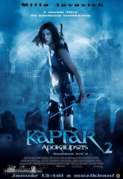 Resident Evil: Apocalypse - Hungarian Movie Poster