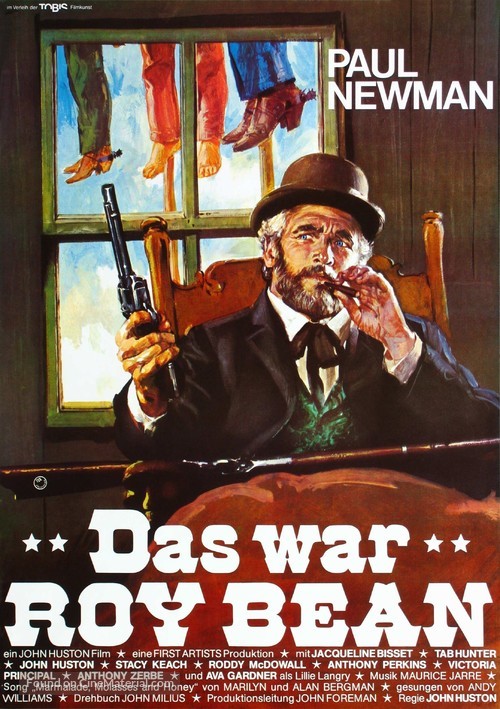 The Life and Times of Judge Roy Bean - German Movie Poster