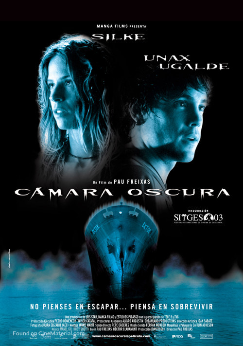 C&aacute;mara oscura - Spanish Movie Poster