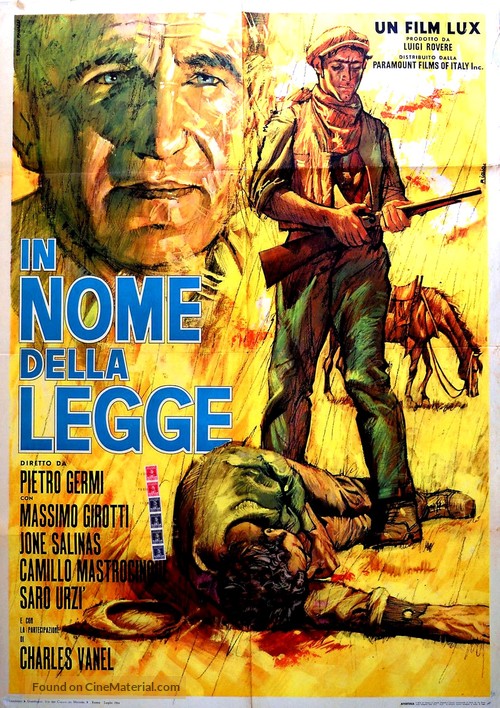 In nome della legge - Italian Movie Poster