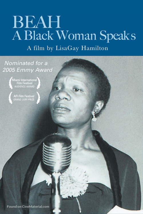Beah: A Black Woman Speaks - DVD movie cover
