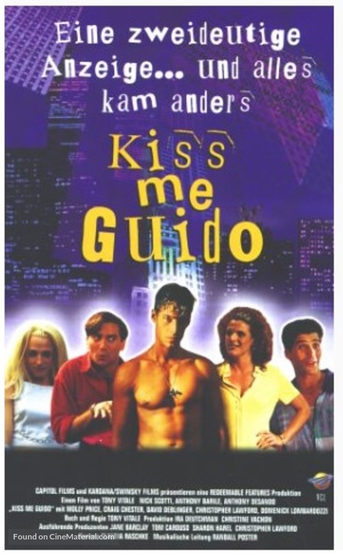 Kiss Me, Guido - German VHS movie cover