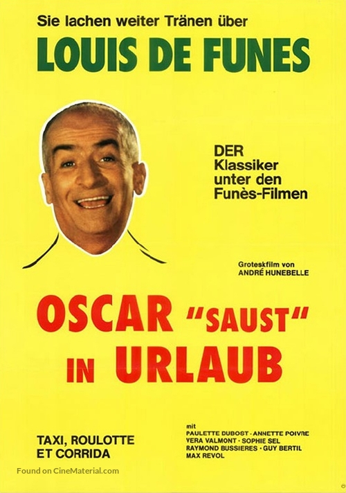 Taxi, Roulotte et Corrida - German Movie Poster