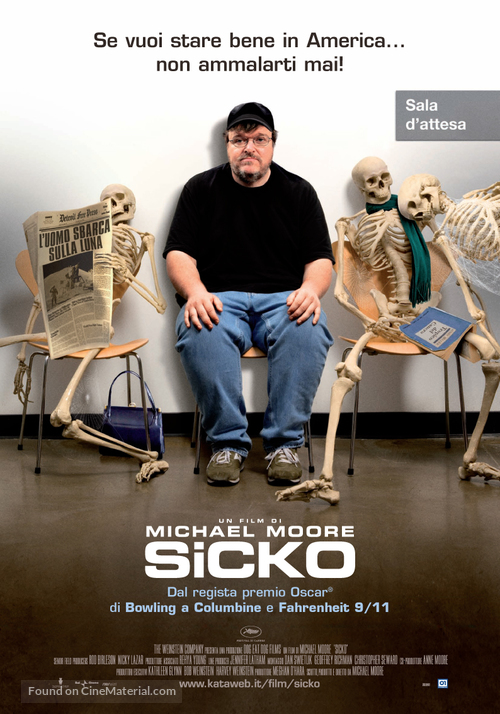 Sicko - Italian Movie Poster