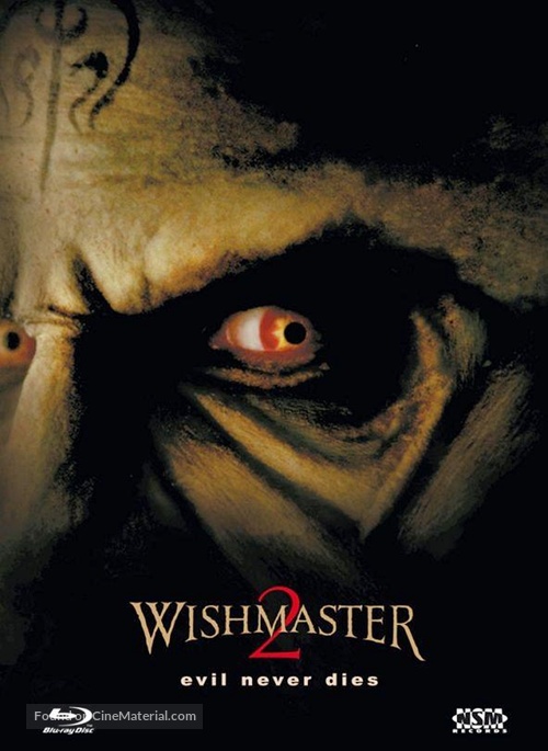 Wishmaster 2: Evil Never Dies - Austrian Blu-Ray movie cover