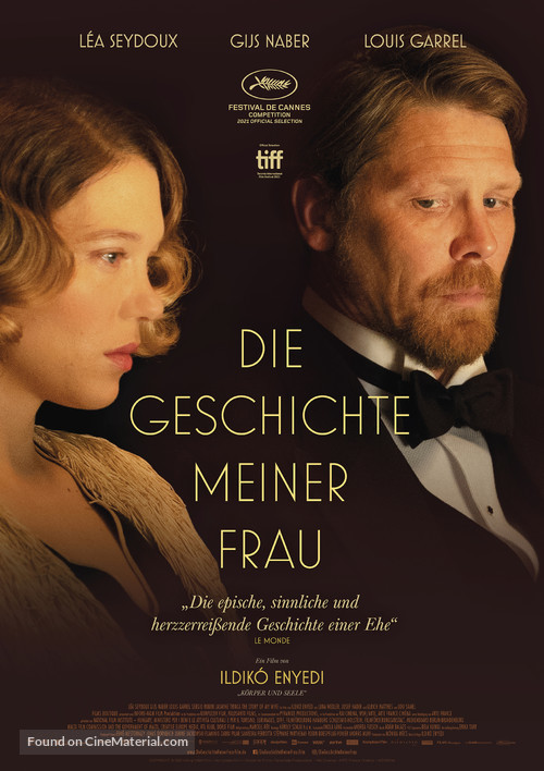 The Story of My Wife - German Movie Poster
