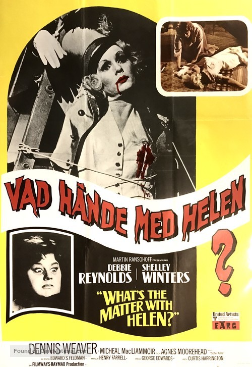 What&#039;s the Matter with Helen? - Swedish Movie Poster