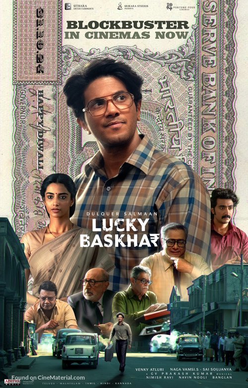 Lucky Baskhar - Indian Movie Poster