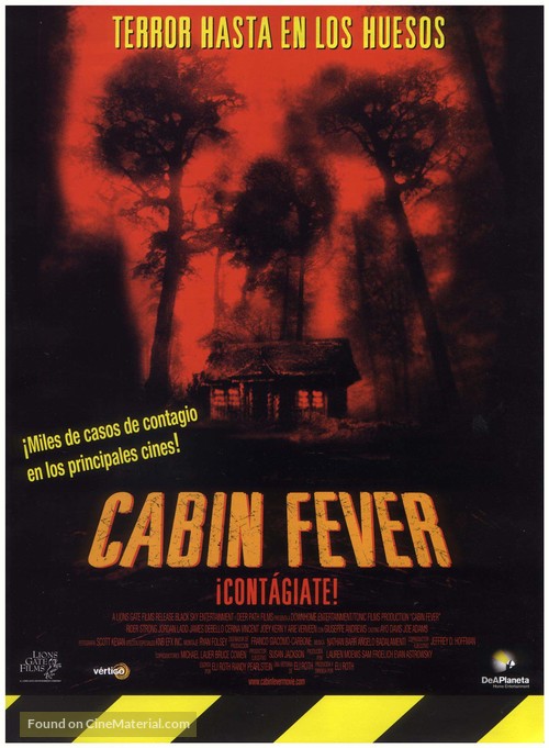 Cabin Fever - Spanish Movie Poster