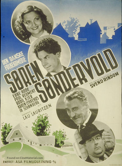 S&oslash;ren S&oslash;ndervold - Danish Movie Poster